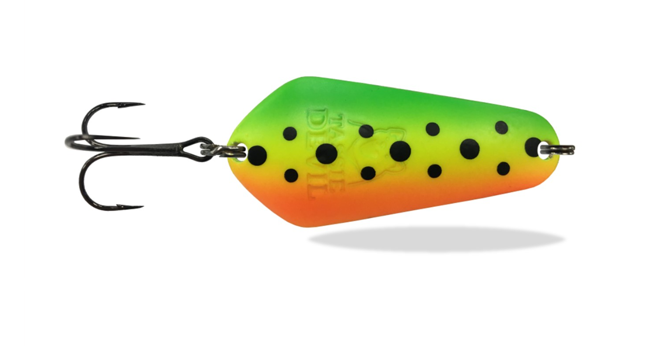 Tasmanian Devil Spoon 9g - Fire Tiger UV