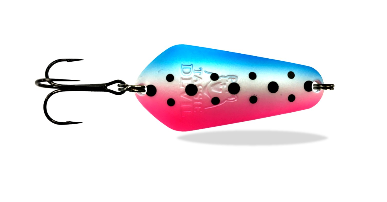 Tasmanian Devil Spoon 9g - Rainbow Trout UV