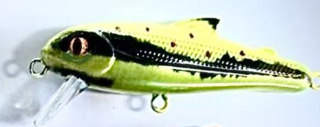 Bullet Lures Five-O Minnow Sinking (Red Eyed Tree Frog)