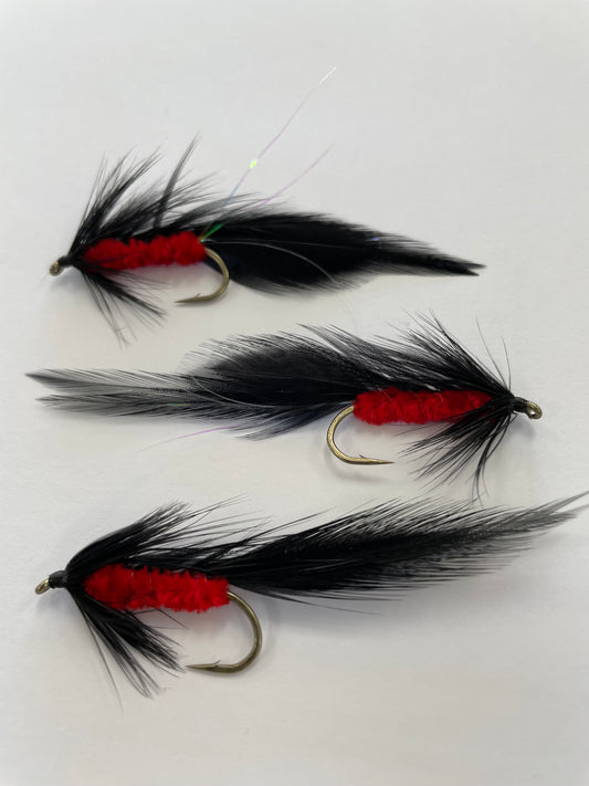 NZ Matuka - Red and Black Size #2