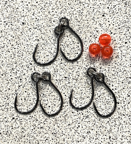 Tasmanian Devil Twin Single Hook Rig #2 (TS2)