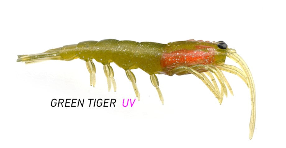Pro Lure Clone Prawn 62mm - Green Tiger