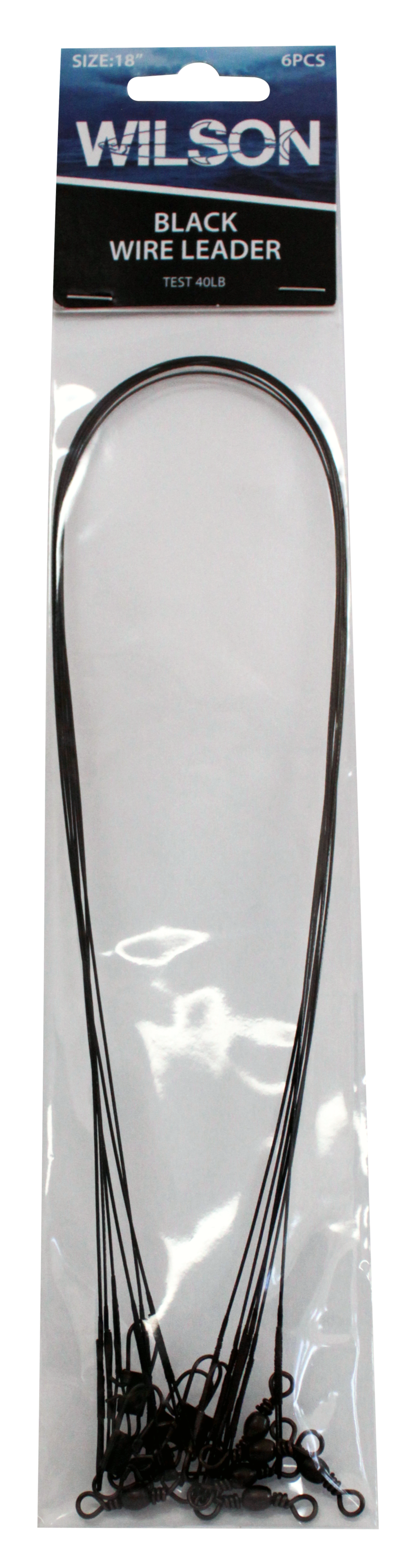 Wilson Black Wire Leader - 18"