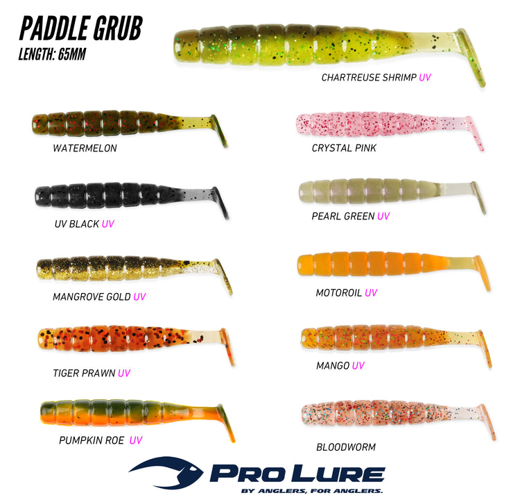 Pro Lure Paddle Grub 65mm