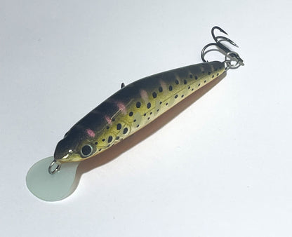 PAN Handmade Lures 72mm 8g Sinking - Black Gold Orange