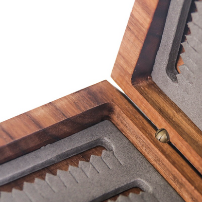 Premium Black Walnut Fly Box