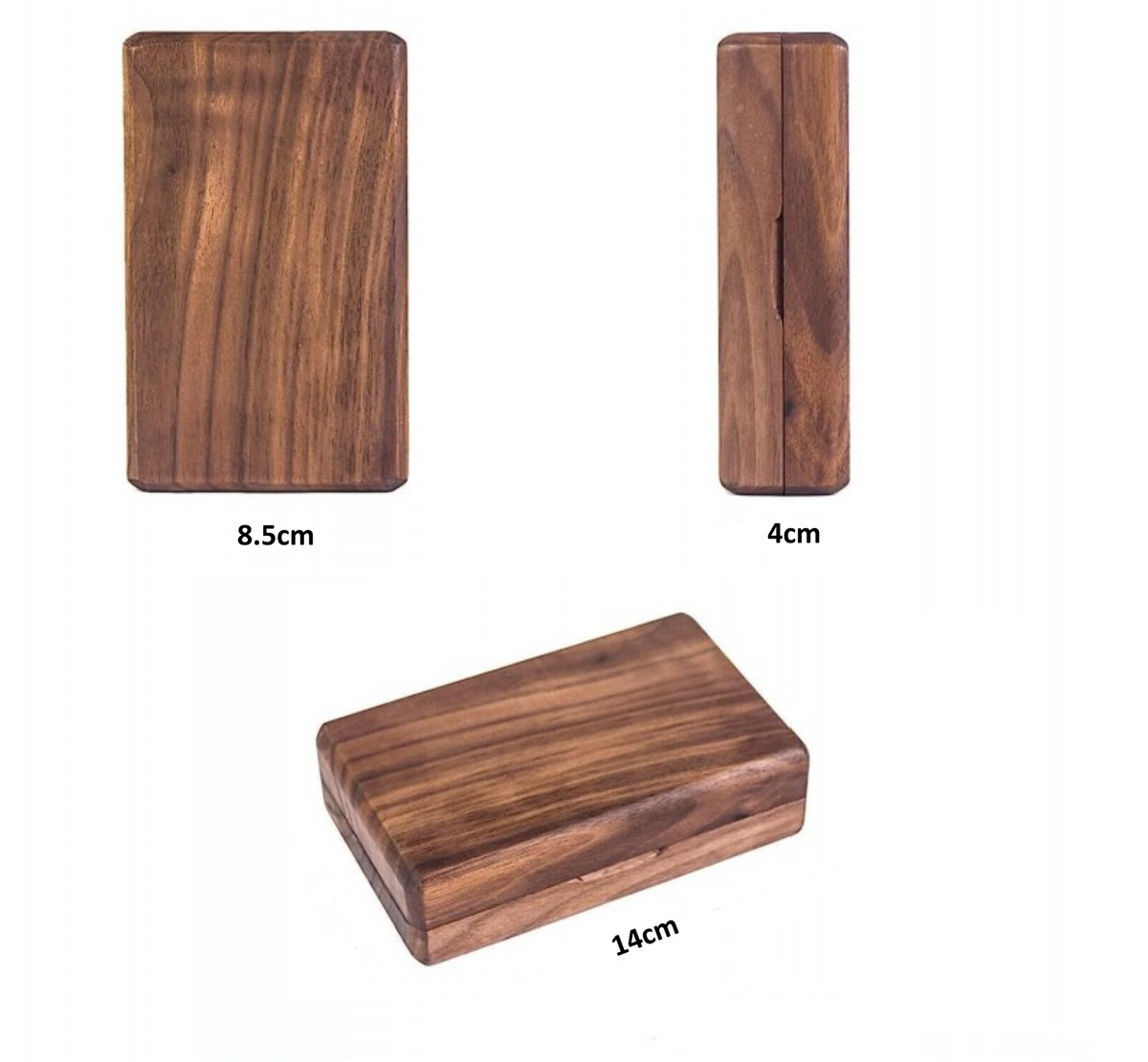 Premium Black Walnut Fly Box