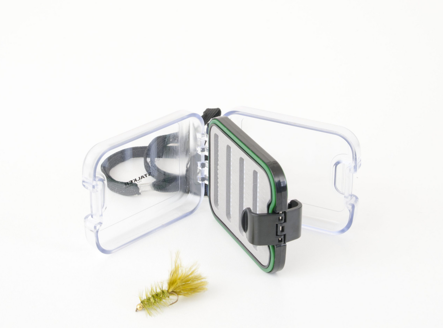 Stalker Double Sided Small Foam Fly Box With Lanyard