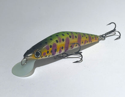PAN Handmade Lures 72mm 8g Sinking - Green Purple Orange