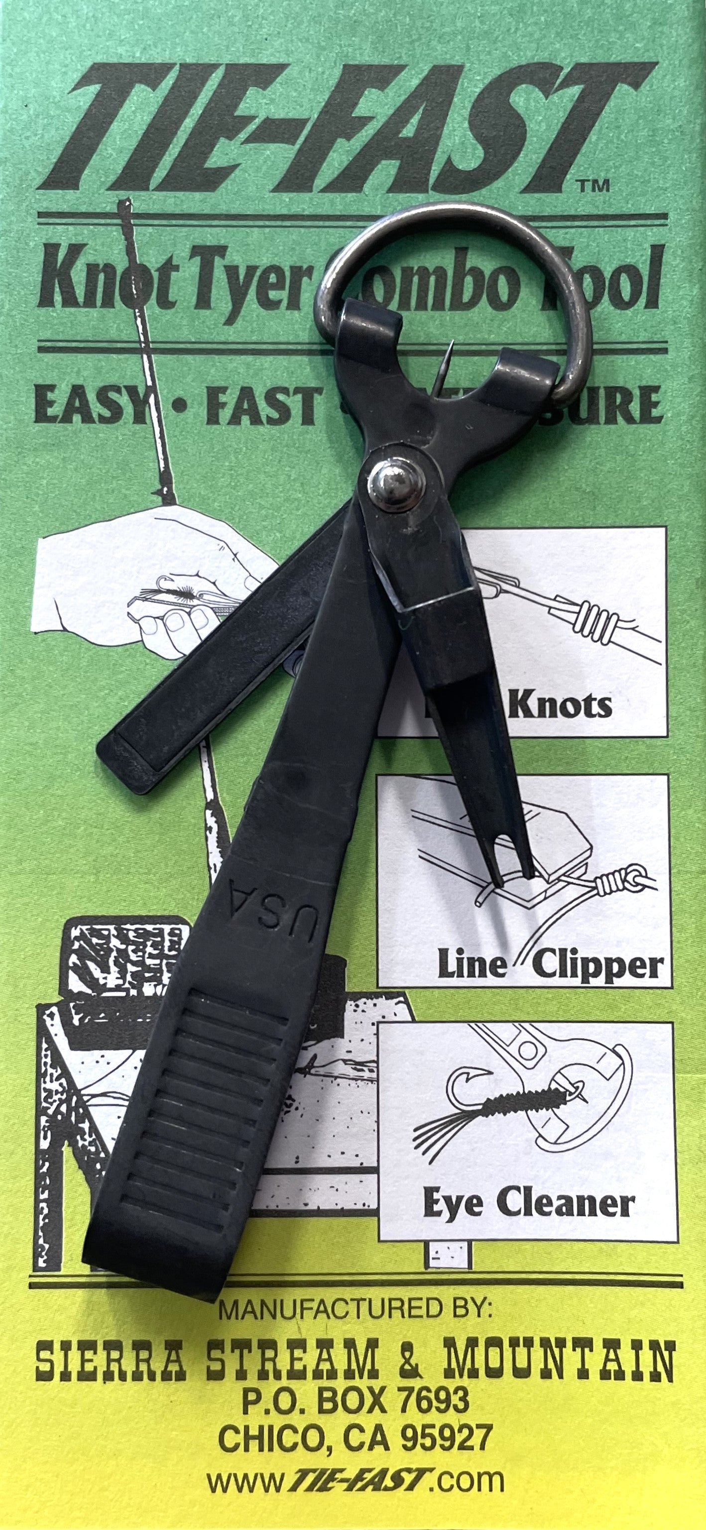 Tie-Fast Knot Tyer Combo Tool - Black