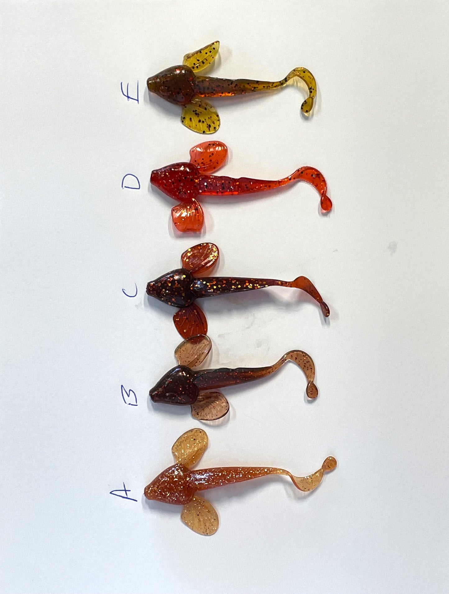 Soft Plastic Flathead - 90mm Colour A (6pk)