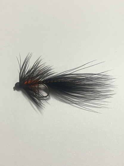 Orange and Black Bugger - Beadhead