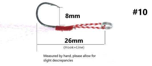 Assist Hooks - Flash Tail #10 (2pk)