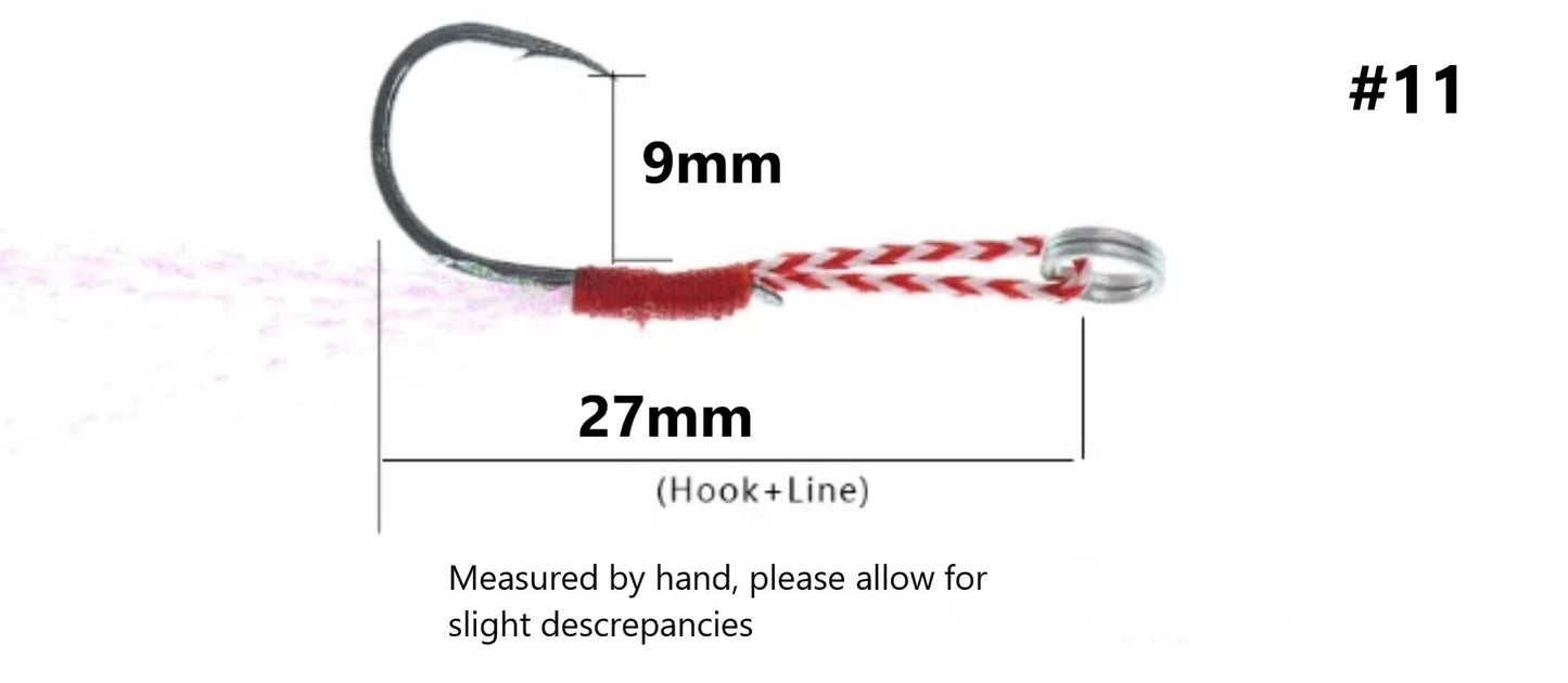 Assist Hooks - Flash Tail #11 (2pk)