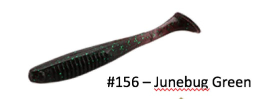 Bait Breath E.T Shad 2.8" - Junebug Green