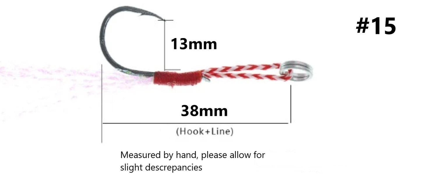 Assist Hooks - Flash Tail #15 (2pk)