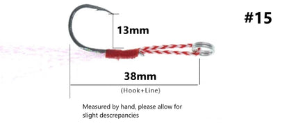Assist Hooks - Flash Tail #15 (2pk)