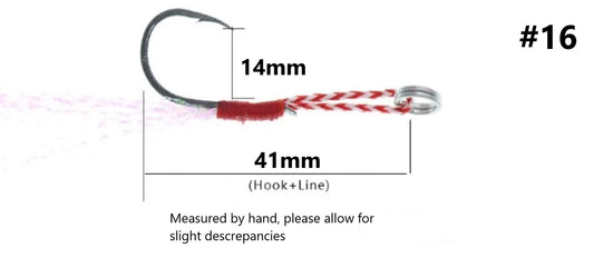 Assist Hooks - Flash Tail #16 (2pk)