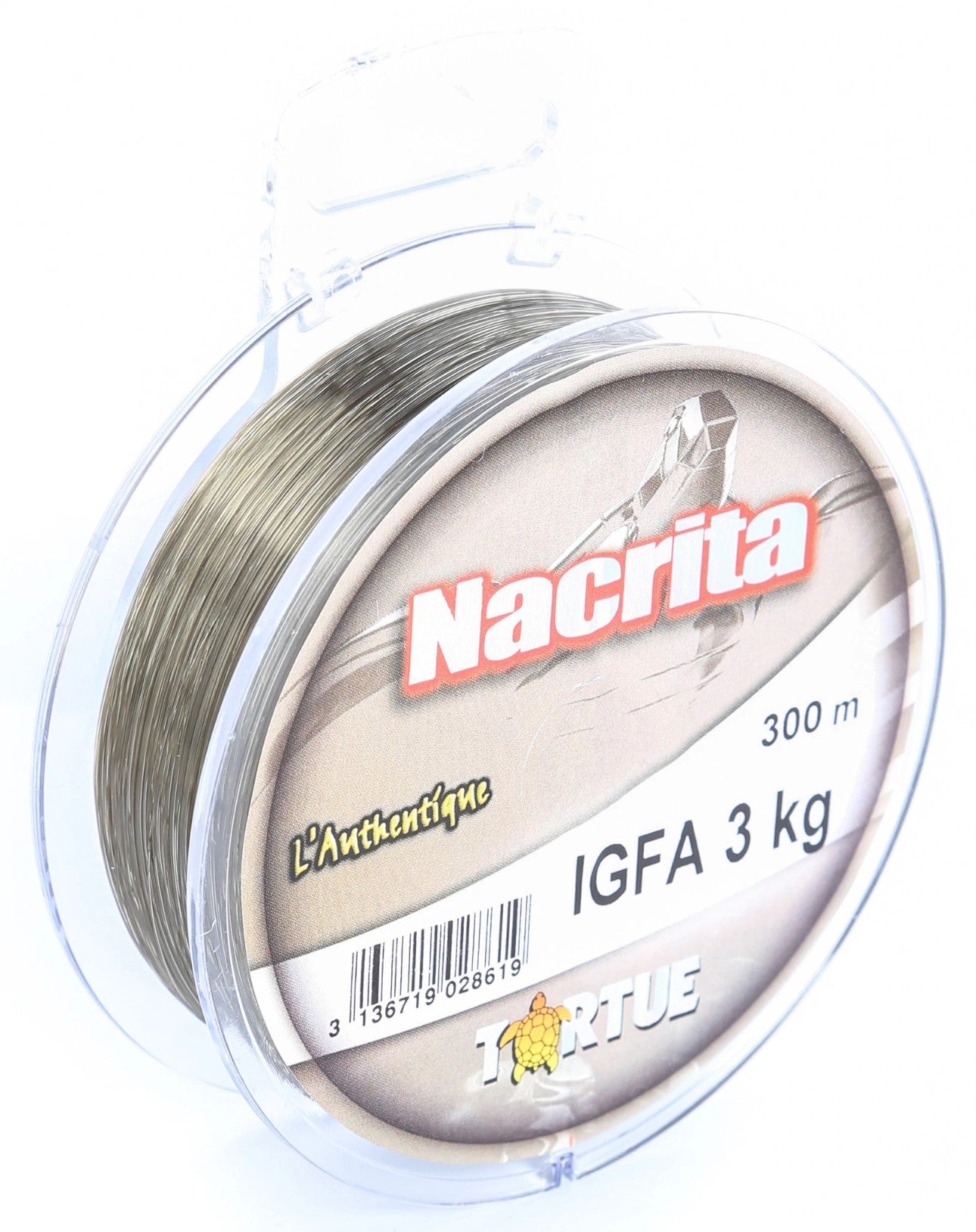 Tortue Nacrita IGFA Monofilament 3kg 300m