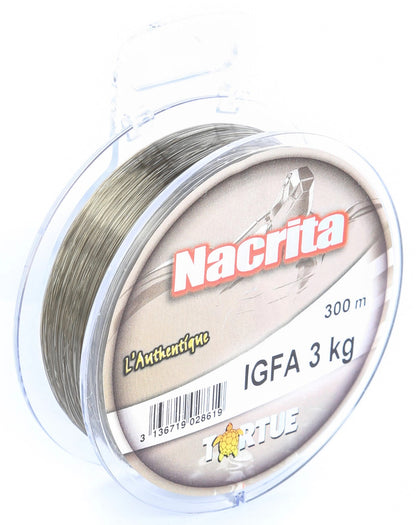 Tortue Nacrita IGFA Monofilament 3kg 300m