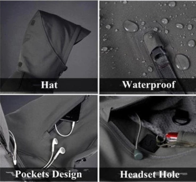 Waterproof Softshell Jacket - Army Green