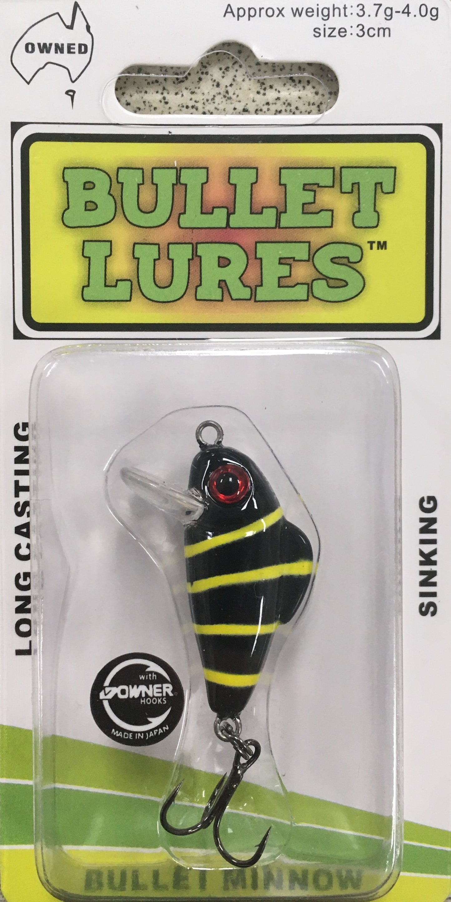 Bullet Lures - Bullet Minnow (Bumble Bee)