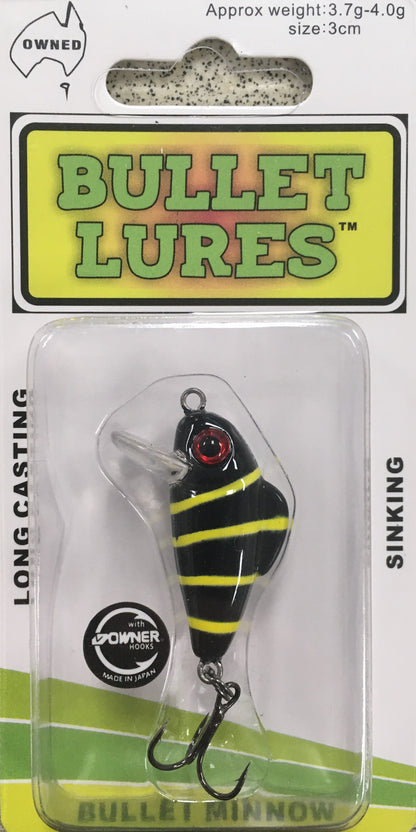 Bullet Lures - Bullet Minnow (Bumble Bee)