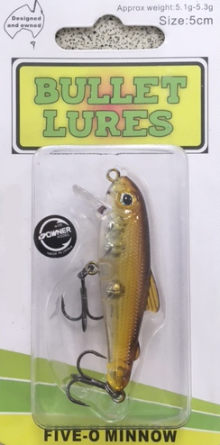Bullet Lures Five-O Minnow Sinking (Galaxia)