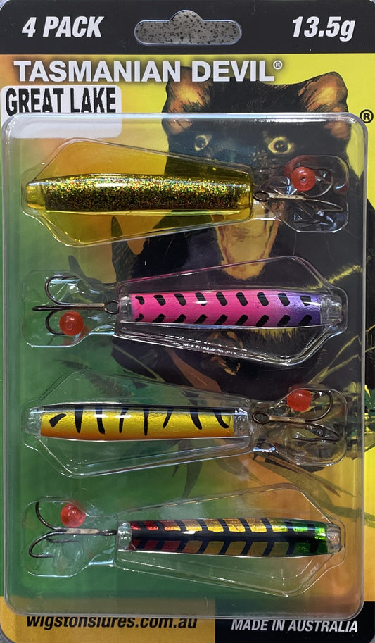 Tasmanian Devil 13.5g Great Lake Pack - 4pk