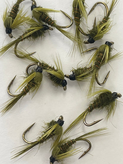 Seals Fur Nymph - Green #12