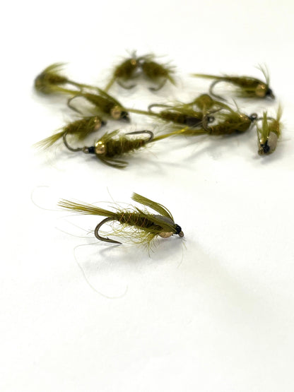 Beaded Seals Fur Nymph - Green