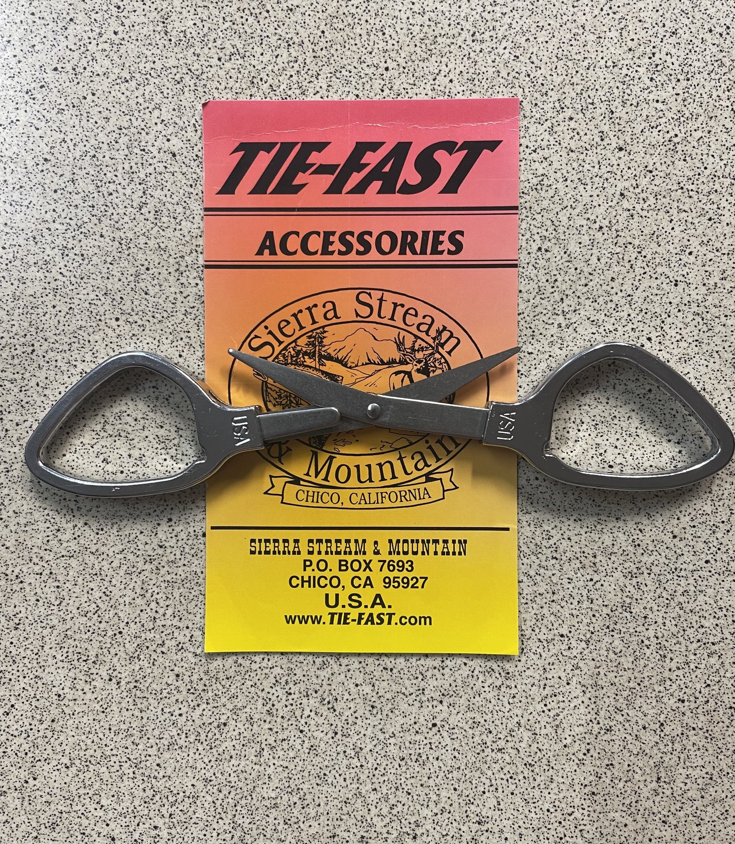 Tie-Fast Folding Scissors
