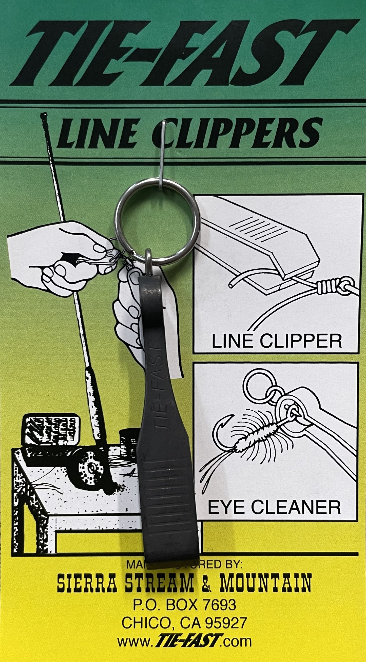 Tie-Fast Line Clipper - Black