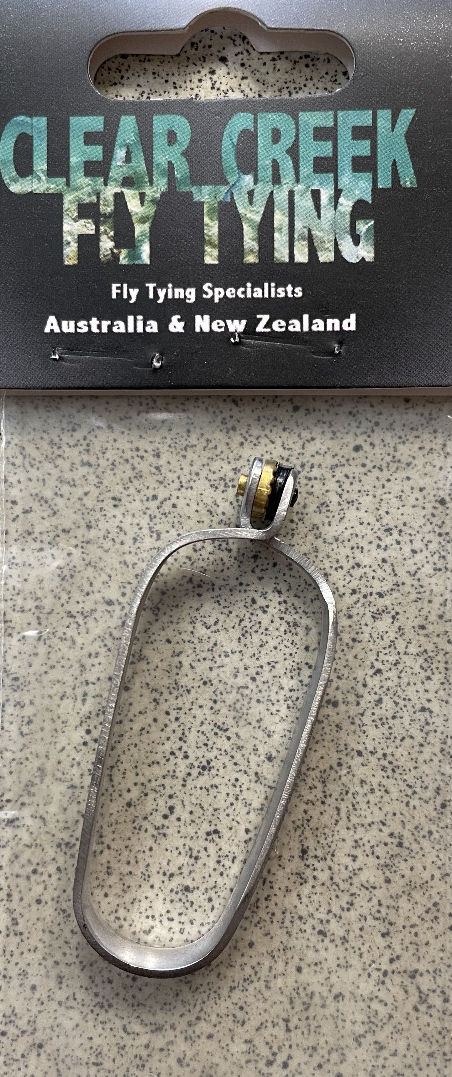 Clear Creek Fly Tying - Hackle Plier - Silver
