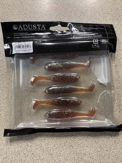 ADUSTA Penta Shad 3" - Motor Oil (6pk)