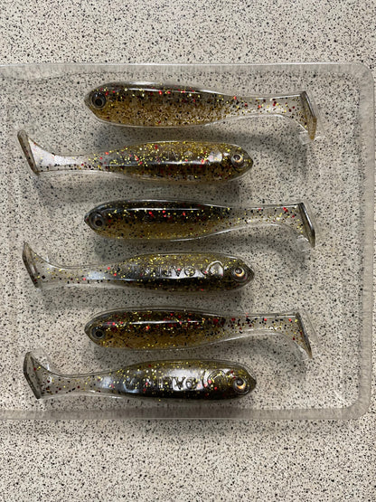 ADUSTA Penta Shad 3" - Suji Ebi (6pk)