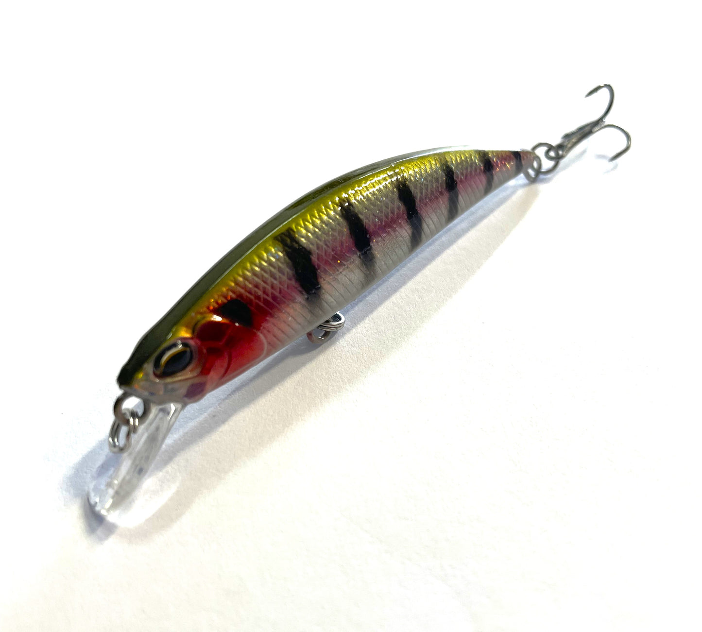 S70 Sinking Minnow - Bleeding Perch