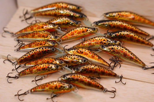 PAN Handmade Lures 45mm 4g Sinking - Brown Trout
