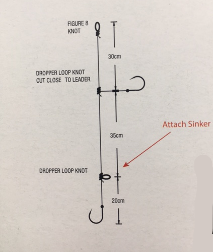 SureCatch Light Surf Rig (Size 2 Hook)