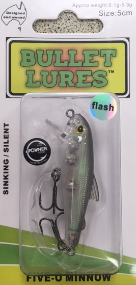 Bullet Lures Five-O Minnow Sinking (Mozzie Minnow)