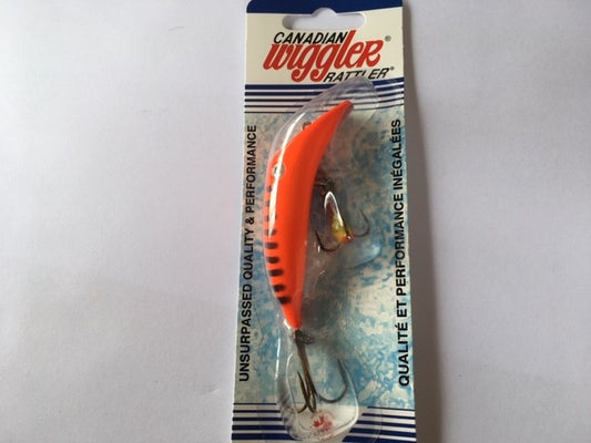 Canadian Wiggler - Flatfish Rattler (Orange Tiger)