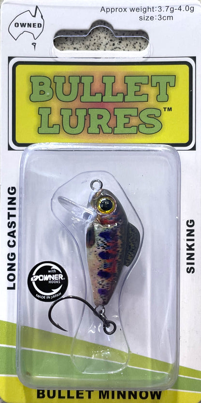 Bullet Lures - Bullet Minnow (Rainbow Trout Parr)
