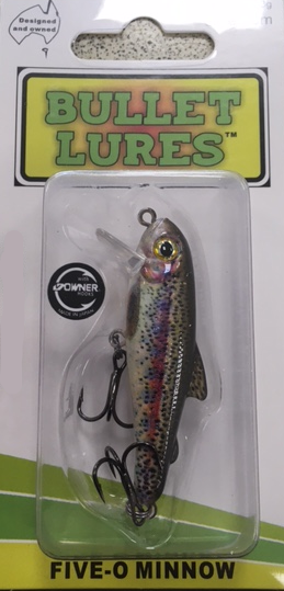 Bullet Lures Five-O Minnow Suspending + Rattling (Rainbow Trout Parr)