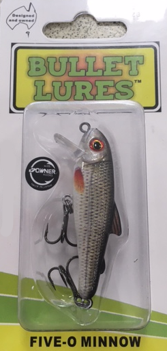 Bullet Lures Five-O Minnow Suspending + Rattling (Roach)