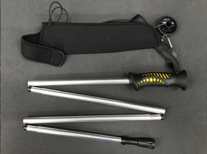 Stalker Wading Staff 4pc - Alloy