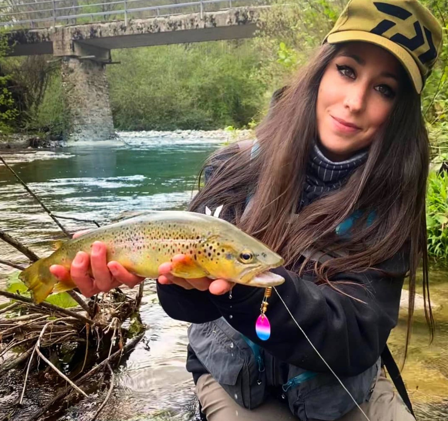 Ilba Tondo Spinner - Rainbow Trout Size #2