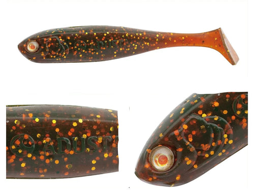 ADUSTA Penta Shad 3" - Motor Oil (6pk)