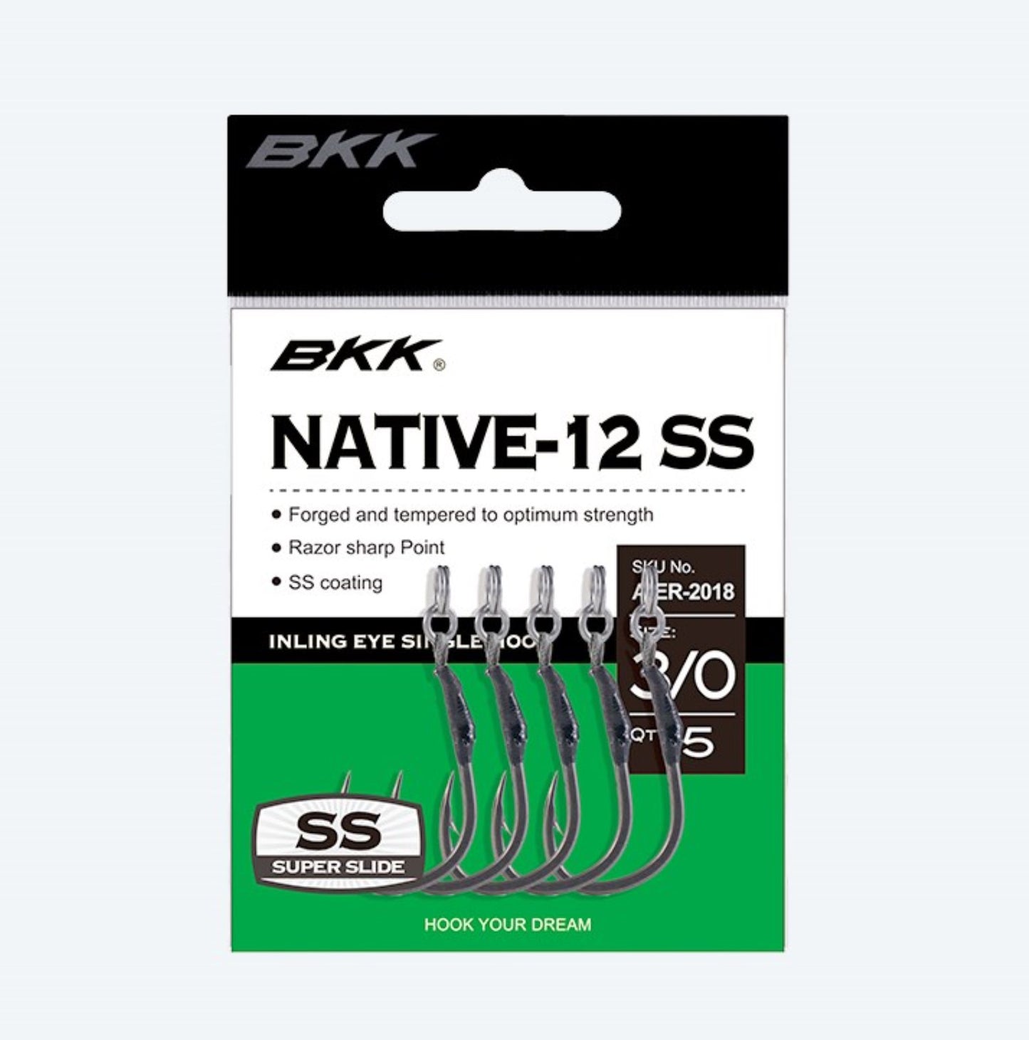 BKK Native-12 SS Lure Assist Single Hook #4