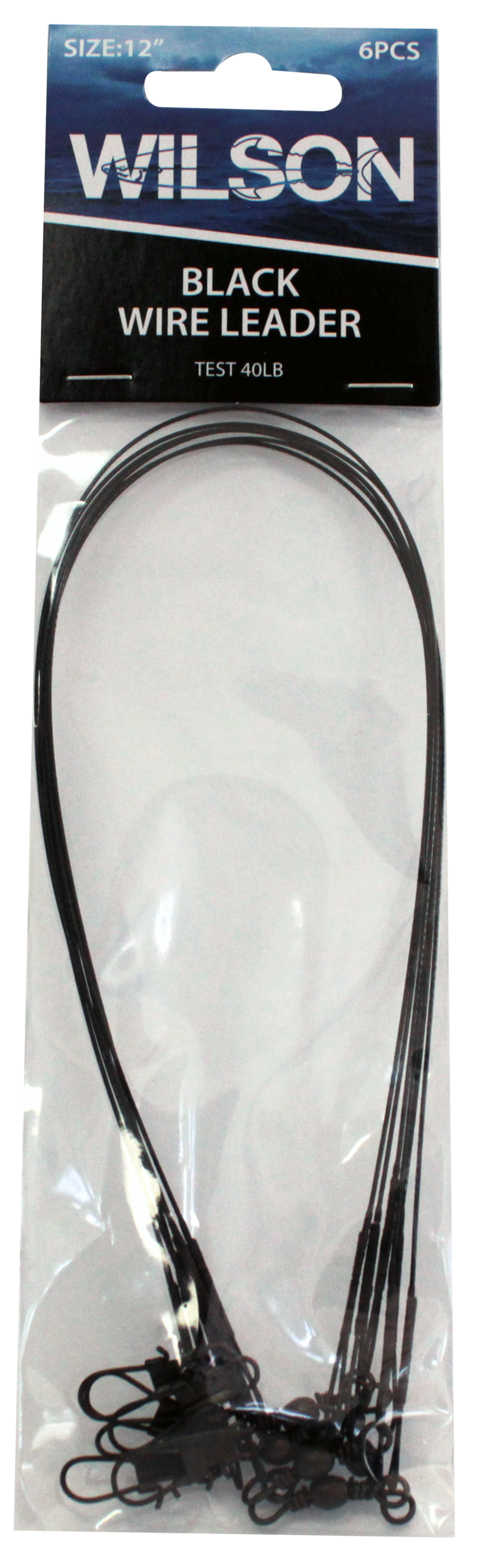 Wilson Black Wire Leader - 12"