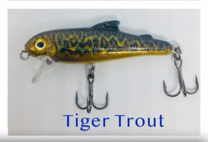 Bullet Lures Five-O Minnow Suspending + Rattling (Tiger Trout)